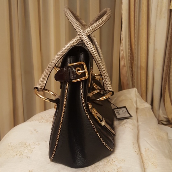 DOLCE AND GABANNA LEATHER HANDBAG - Picture 4 of 8